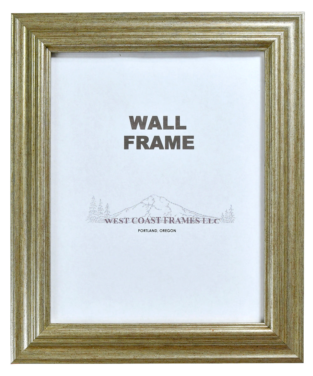 11588 Silver Swan Poly Picture Frame - Clear Glass
