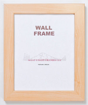 26015 - 1-1/2" Natural Finish MDF Picture Frame - Clear Glass