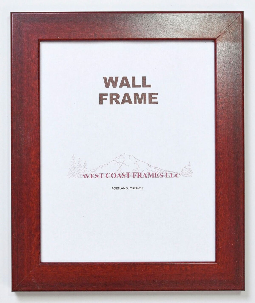 26039 - 1-1/2" Cherry Finish MDF Picture Frame - Clear Glass