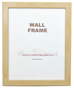 72015 -  3/4" Natural Finish MDF Picture Frame - Clear Glass