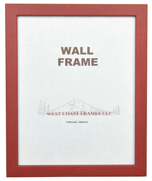 72024 - Red 3/4" MDF Picture Frame - Clear Glass