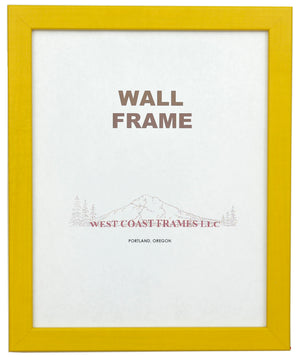 72027 - 3/4" Yellow MDF Picture Frame - Clear Glass