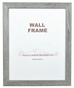 72030 - 3/4" Rustic Gray MDF Picture Frame - Clear Glass