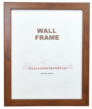 72031 - 3/4" Walnut MDF Picture Frame - Clear Glass