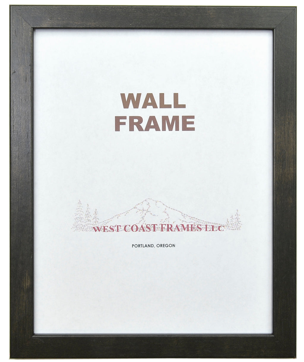 72061 - Espresso Walnut 3/4" MDF Picture Frame - Clear Glass