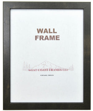 72061 - Espresso Walnut 3/4" MDF Picture Frame - Clear Glass