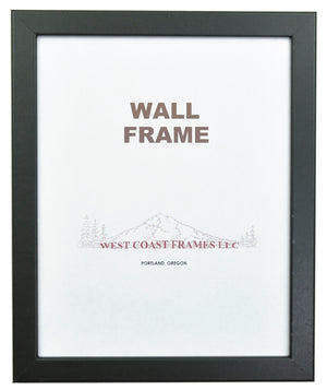 72099 - Black 3/4" MDF Picture Frame - Clear Glass