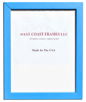 Wood Picture Frames -  Multiple Colors - Clear Glass