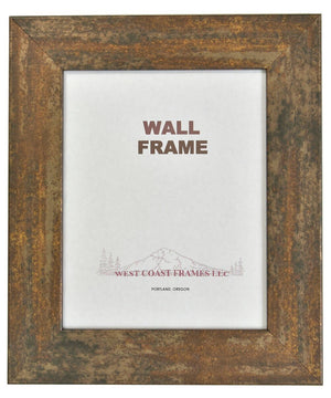 Wider Picture Frame - Natural - Rust - Walnut - Rustic - MADE IN USA - West Coast Picture Frames LLC