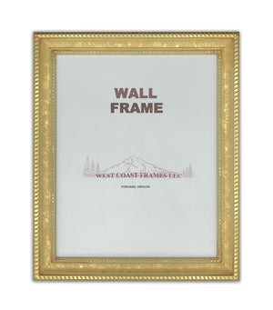 Beaded Picture Frame -  Antique Gold 645GL or Black 645BK with Clear Glass