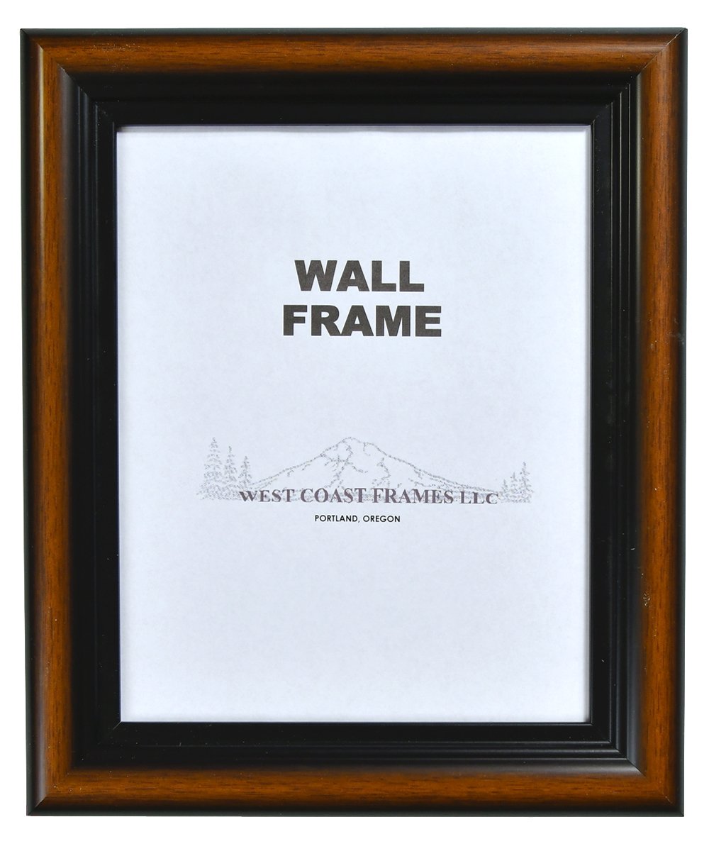 502296 - Picture Frame Walnut Finish - Clear Glass